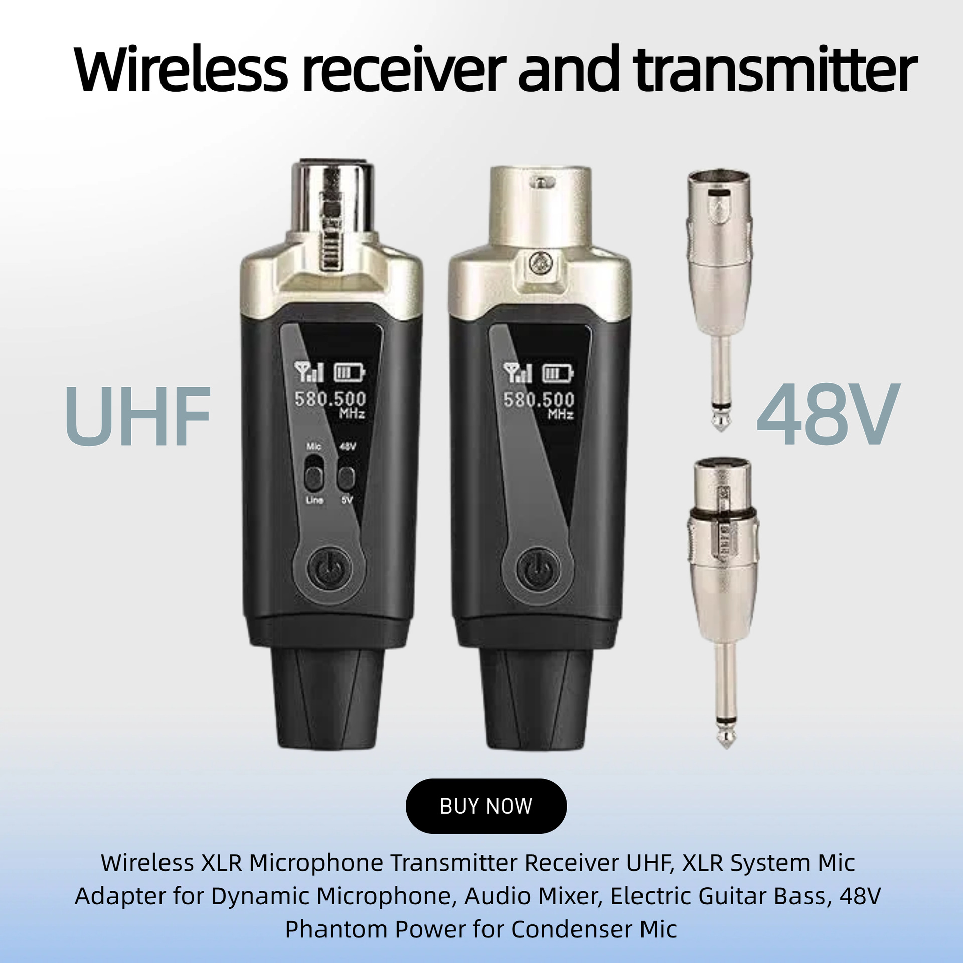 Xlr Microphone Condenser - Depusheng MA5 Professional Wireless Transmitter and