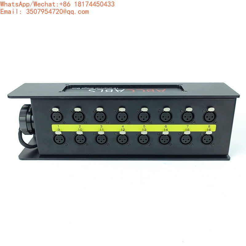 Audio Music Distribution - 16-channel 54-core Audio Distribution Box With