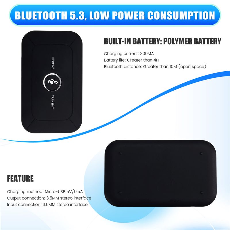 Audio Music Best - Bluetooth 5.3 Audio Receiver Stereo 3.5Mm