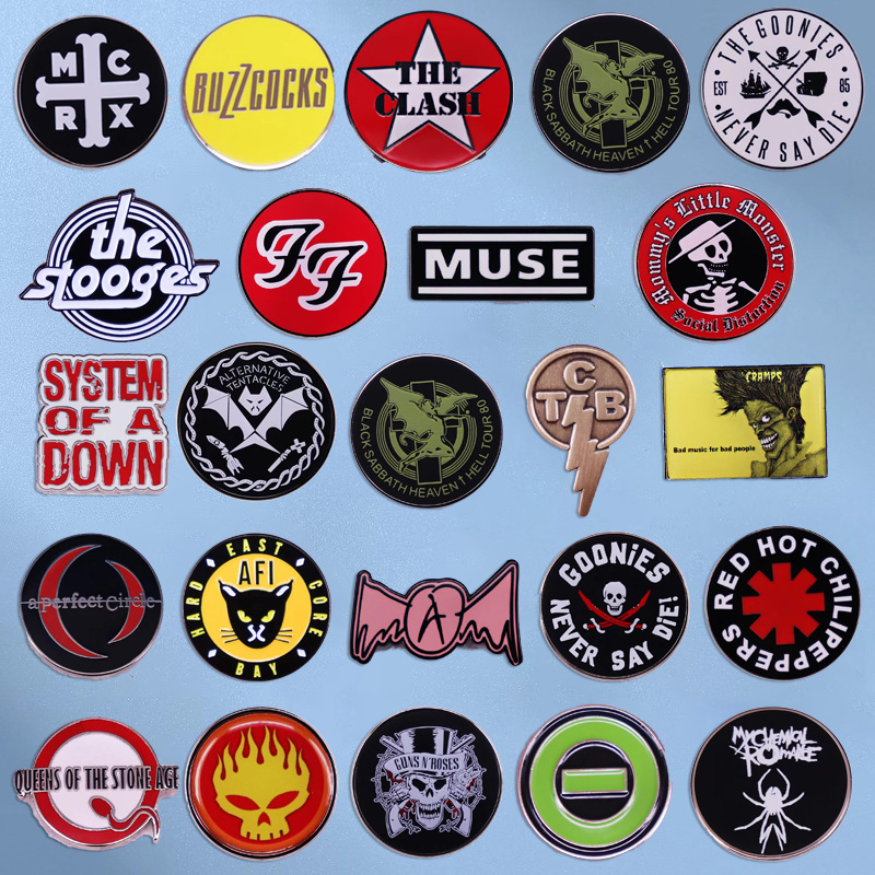 Audio Music Lollipop - Pop Rock Band Enamel Pin Music