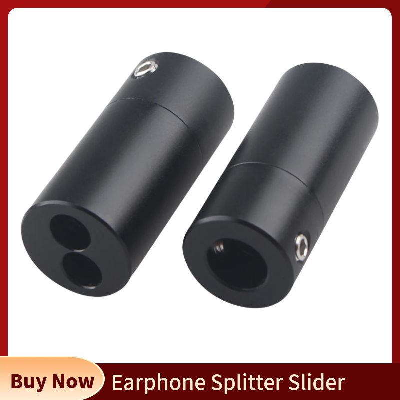 Audio Music Splitter - Earphone Splitter Slider DIY RCA Connector