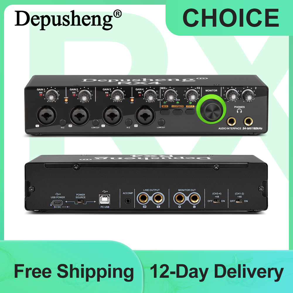 Depusheng Audio Interface RX4  - Audio Music Converter ulasan dan harga