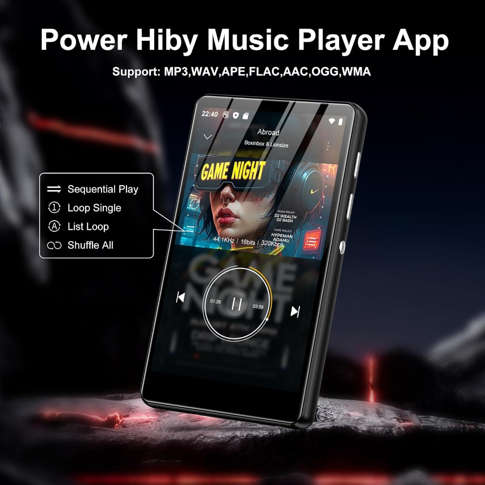 80GB MP3 Player with Bluetooth - Audio Music Player App ulasan dan harga