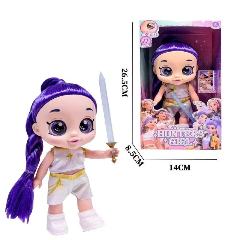 Hunters Girl K-Pop Demon Doll  - Audio Music Lollipop ulasan dan harga