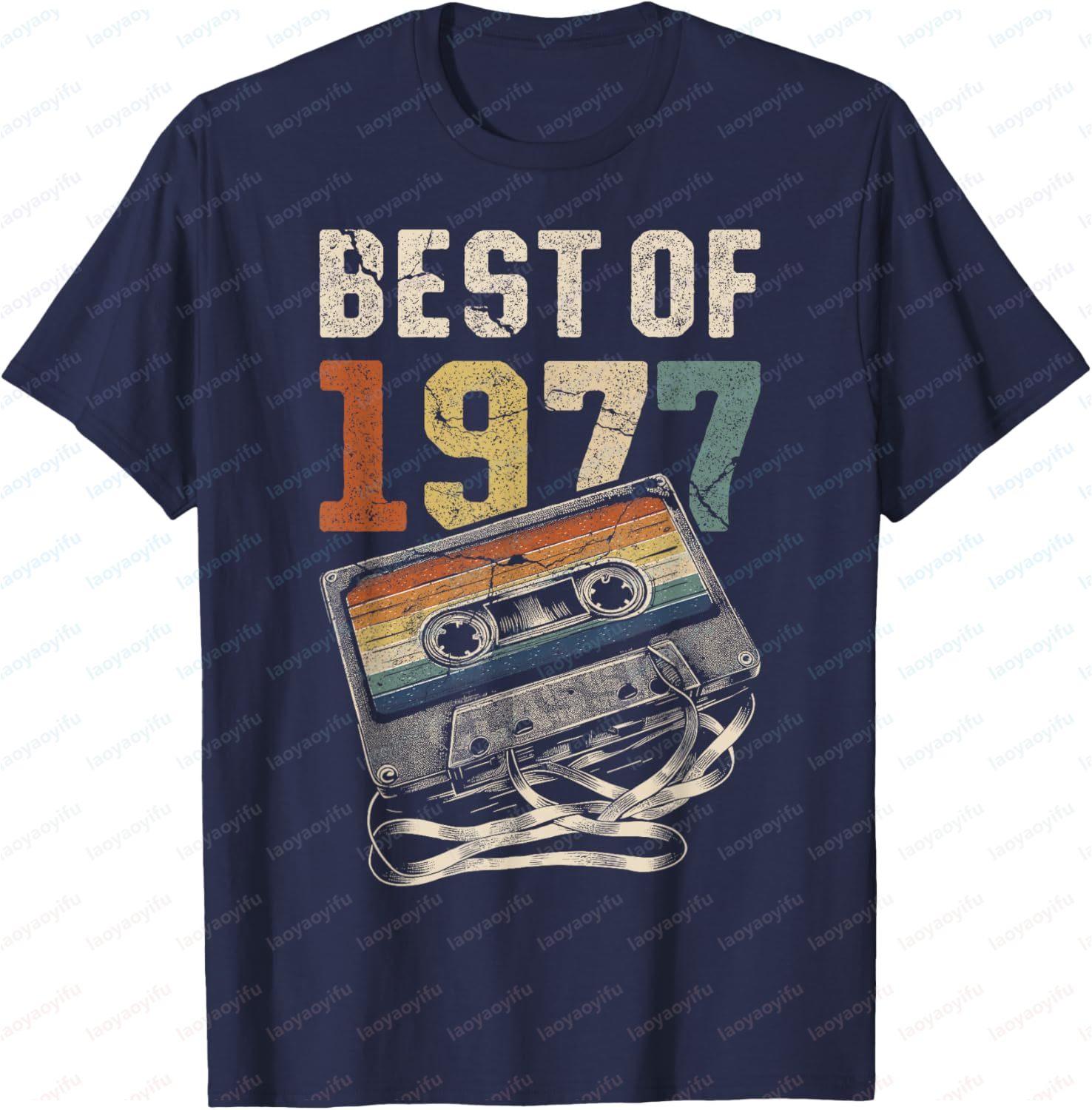 Best of 1977 Tshirt Retro Styl - Audio Music Best ulasan dan harga