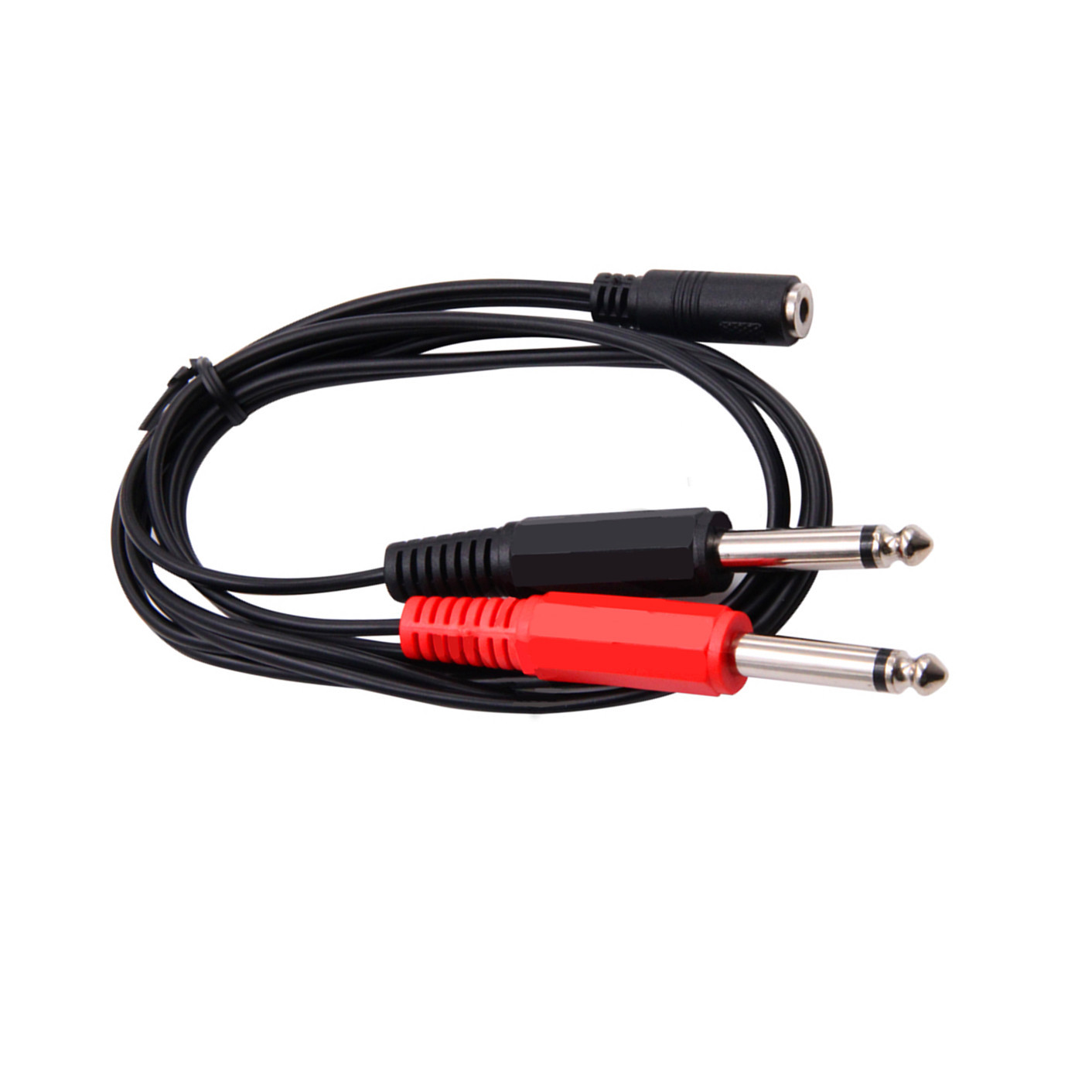 6.35 Mm Male To 2 6.35 Mm 3.5m - Audio Music Splitter ulasan dan harga