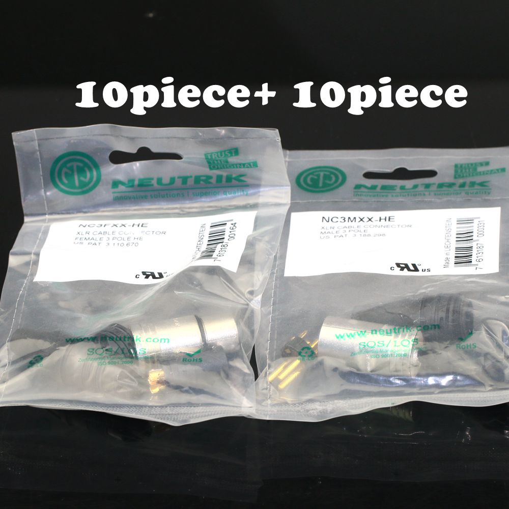 20PCS/lot FOR NEUTRIK connecto - Xlr Microphone Condenser ulasan dan harga