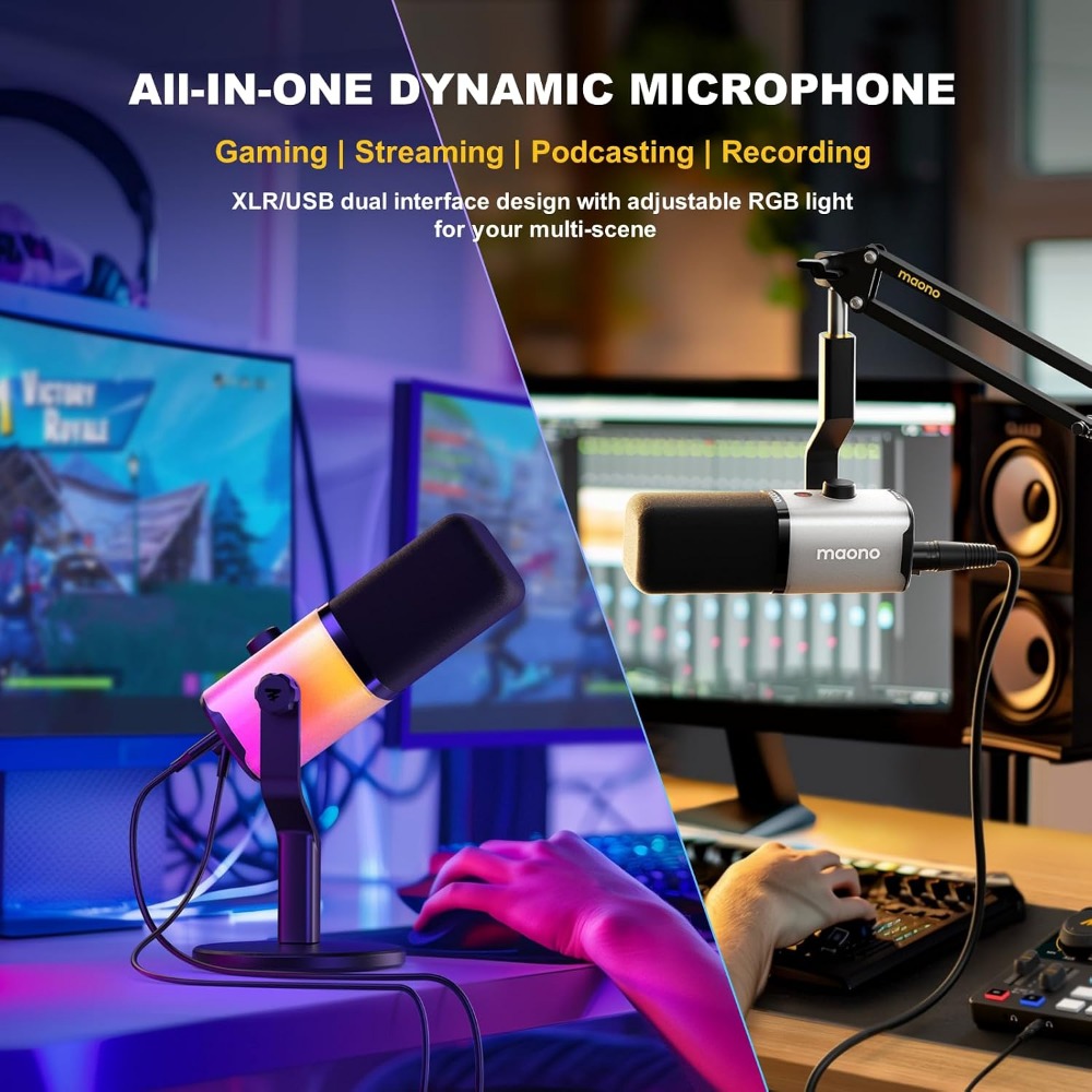 USB/XLR Podcasting Microphone  - Xlr Microphone Condenser ulasan dan harga