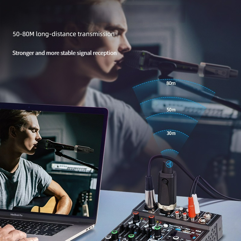 UHF Wireless Microphone System - Xlr Microphone Condenser ulasan dan harga