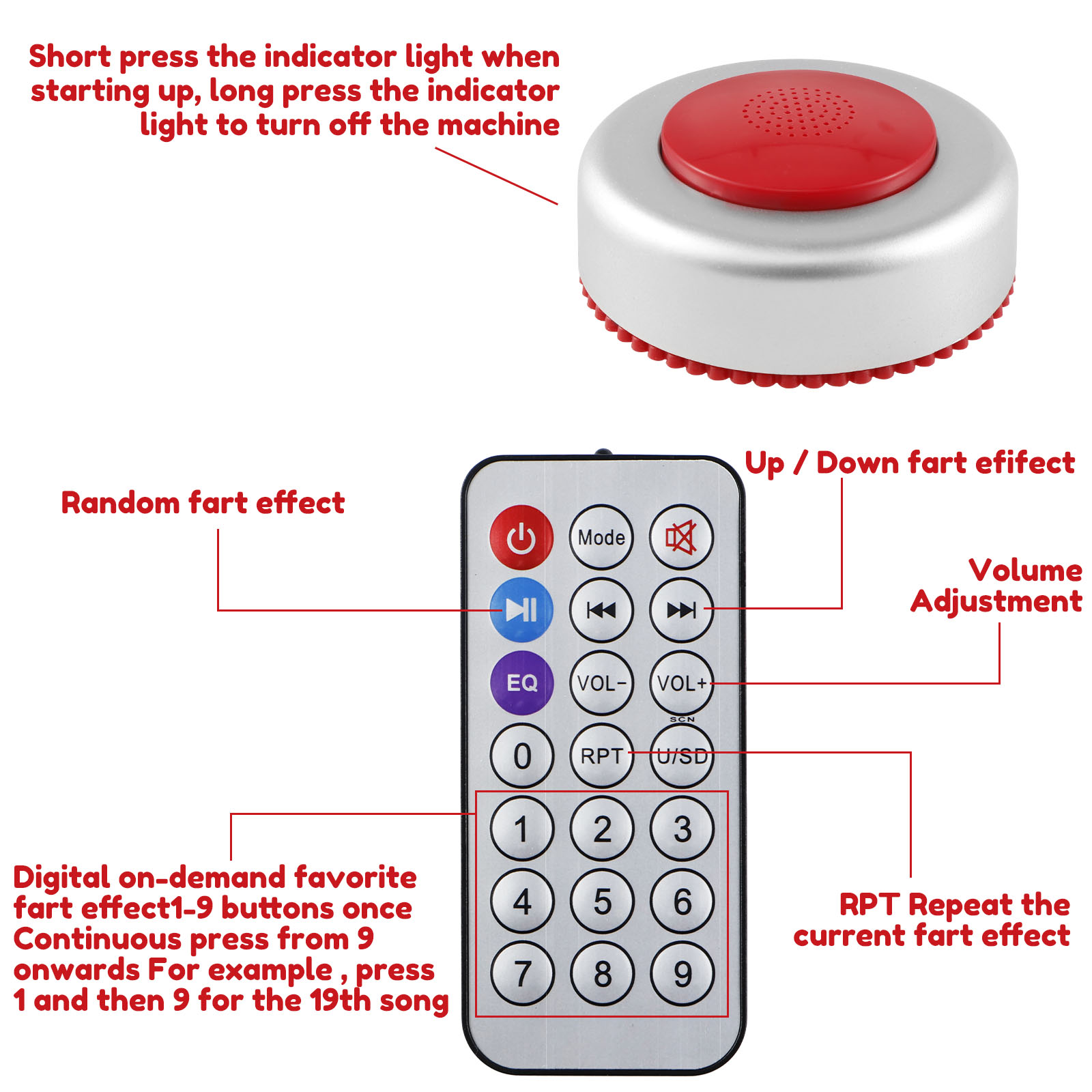 Funny Sound Effects Machine Re - Audio Music Lollipop ulasan dan harga