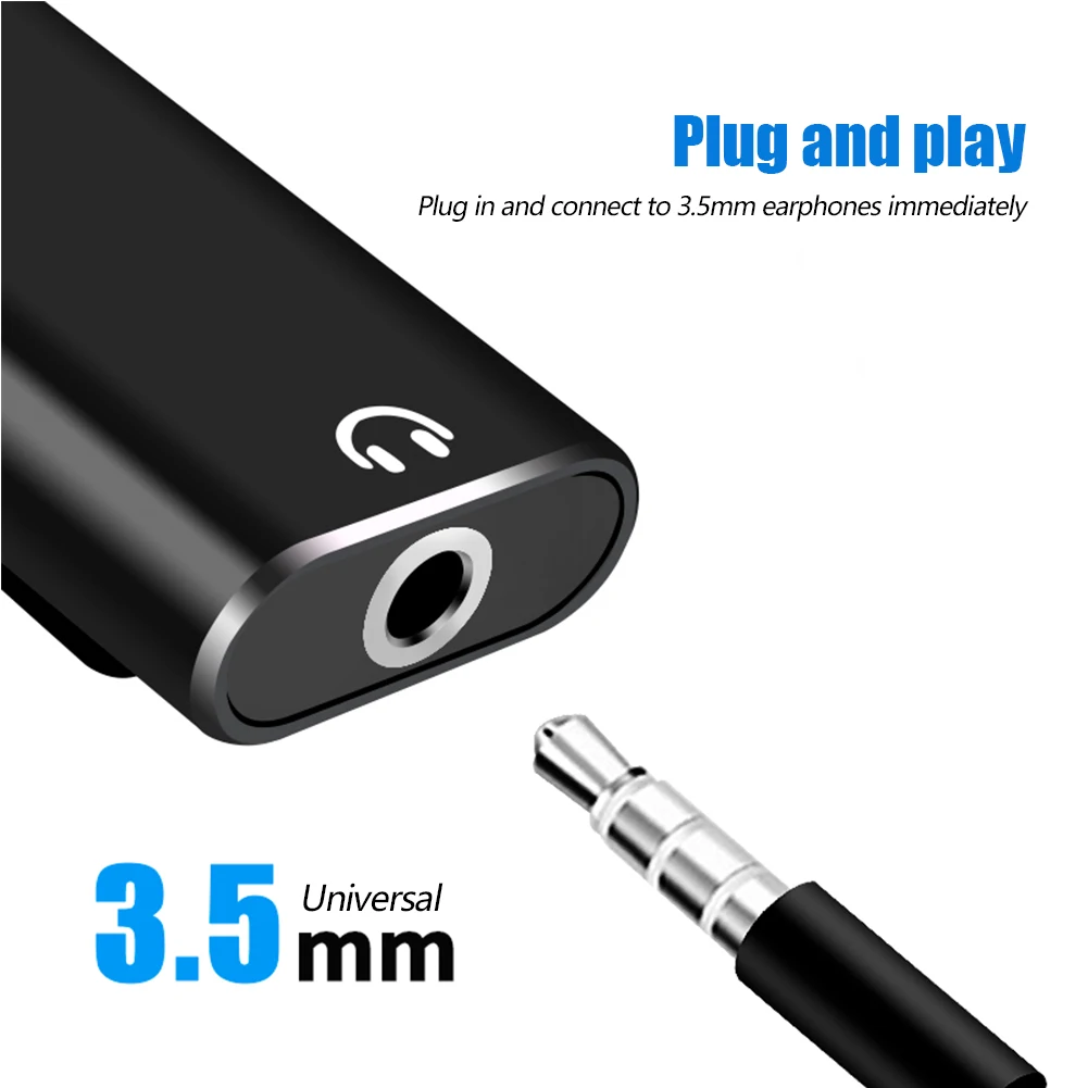 2-in-1 USB-C to 3.5mm Jack Ada - Audio Music Splitter ulasan dan harga