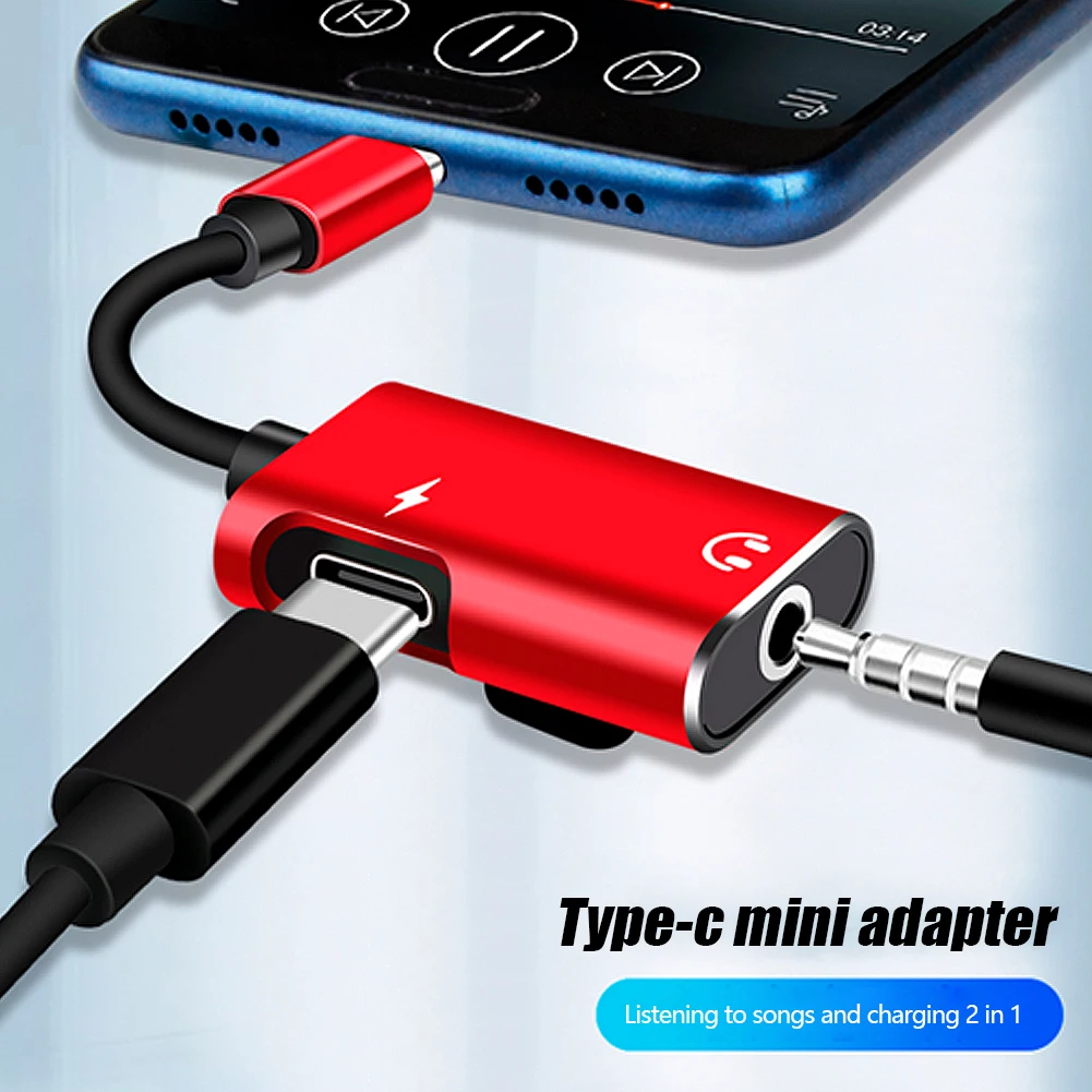 Type C To 3.5mm Jack Adapter F - Audio Music Splitter ulasan dan harga