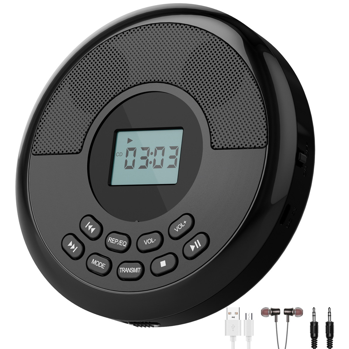 Portable CD Disc Machine MP3 U - Audio Music Mp3 Song ulasan dan harga