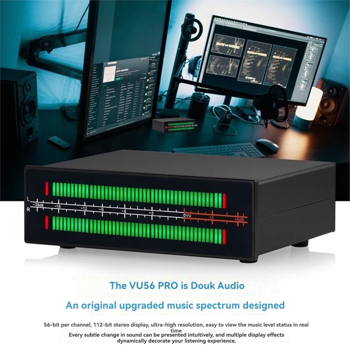 A40I VU56-PRO Dual Channel Mus - Audio Music Splitter ulasan dan harga