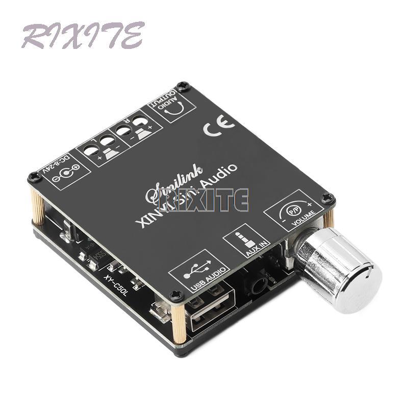 2*50W Bluetooth 5.0 Power Ampl - Audio Music Player App ulasan dan harga
