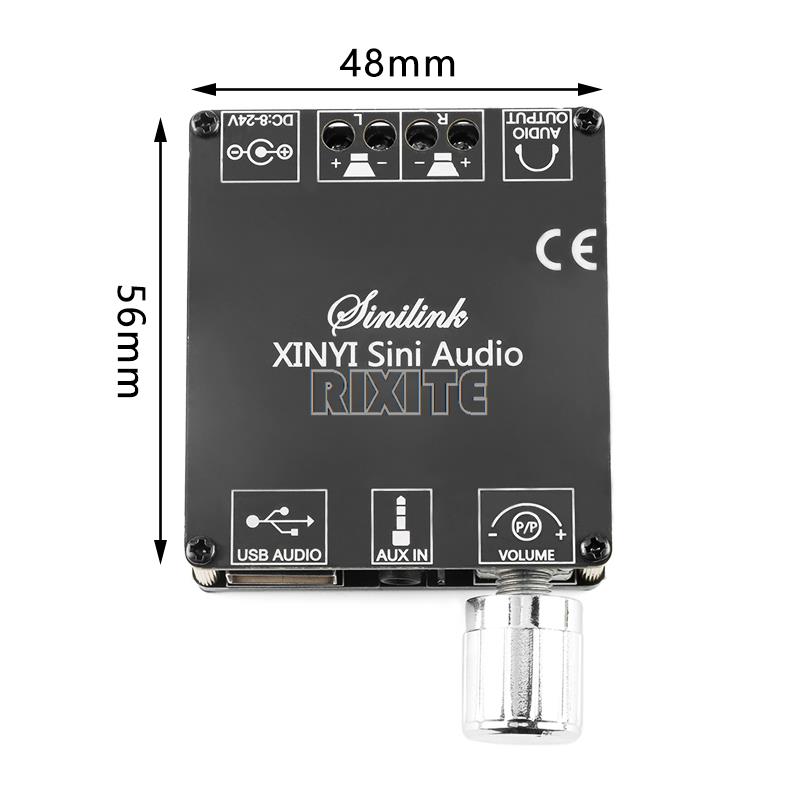 2*50W Bluetooth 5.0 Power Ampl - Audio Music Player App ulasan dan harga