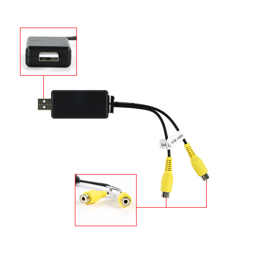 USB To CVBS RCA Video Output A - Audio Music Converter ulasan dan harga